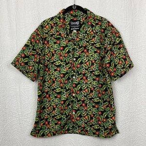 Dragonball Toei Animation Men's Green Dragon Hawaiian Shirt sz Small